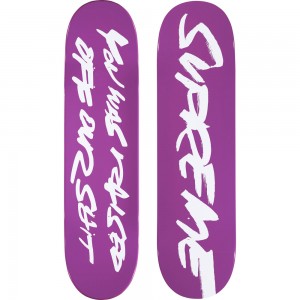 Akcesoria Supreme Futura Skateboard Fioletowe | Polska-193605