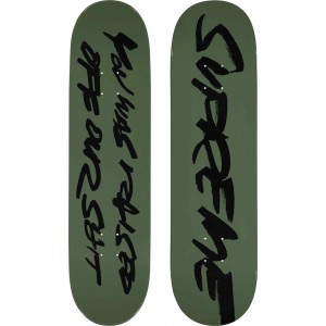 Akcesoria Supreme Futura Skateboard Oliwkowe | Polska-254301