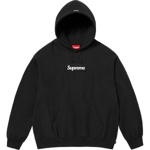 Bluza Supreme Box Logo Hooded Czarne | Polska-852610