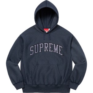 Bluza Supreme Glitter Arc Hooded Granatowe | Polska-857901