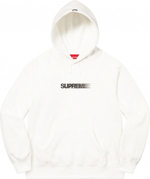 Bluza Supreme Motion Logo Hooded Białe | Polska-431987