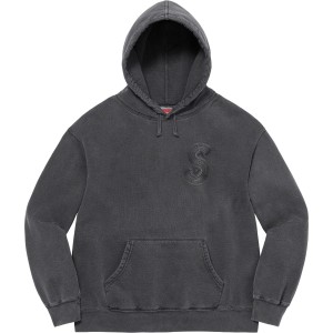 Bluza Supreme Overdyed S Logo Hooded Czarne | Polska-402961