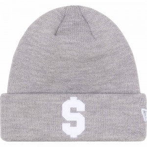 Czapka Supreme New Era® Beanie Szare | Polska-371598