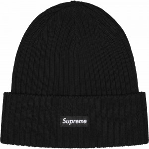 Czapka Supreme Overdyed Beanie Czarne | Polska-149372