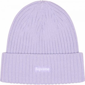 Czapka Supreme Overdyed Beanie Lawenda | Polska-097423