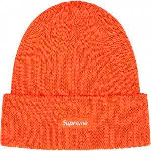 Czapka Supreme Overdyed Beanie Pomarańczowe | Polska-576384