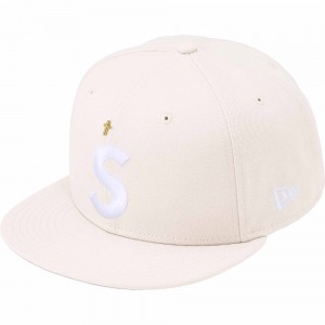 Czapki Supreme Gold Cross S Logo New Era® Szare | Polska-294068