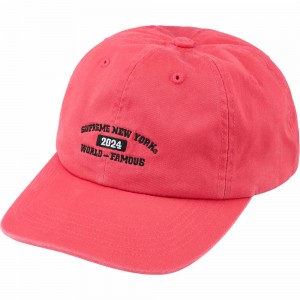 Czapki Supreme New York Arc 6-Panel Koralowe | Polska-392501