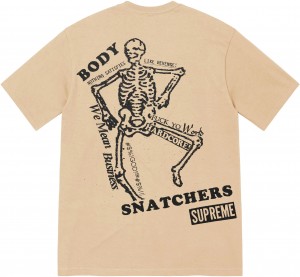 Koszulka Supreme Body Snatchers Tee Khaki | Polska-653712