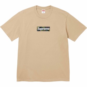 Koszulka Supreme Box Logo Tee Khaki | Polska-741850