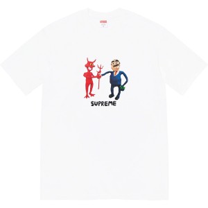 Koszulka Supreme Business Tee Białe | Polska-861302