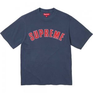 Koszulka Supreme Cracked Arc S/S Top Granatowe | Polska-598460