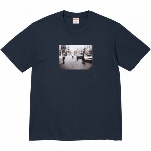 Koszulka Supreme Crew 96 Tee Granatowe | Polska-841293