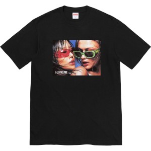 Koszulka Supreme Eyewear Tee Czarne | Polska-274186