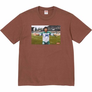 Koszulka Supreme Maradona Tee Brązowe | Polska-659481