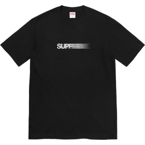 Koszulka Supreme Motion Logo Tee Czarne | Polska-614032