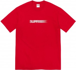 Koszulka Supreme Motion Logo Tee Czerwone | Polska-520849