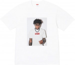 Koszulka Supreme NBA Youngboy Tee Białe | Polska-231549