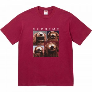 Koszulka Supreme Rowlf Tee Bordowe | Polska-019426