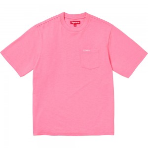 Koszulka Supreme S/S Pocket Tee Różowe | Polska-902485