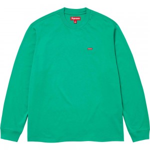 Koszulka Supreme Small Box L/S Tee Zielone | Polska-210745