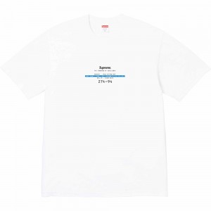 Koszulka Supreme Standard Tee Białe | Polska-783952