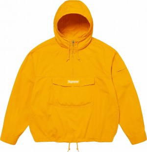 Kurtki Supreme Bawełniane Utility Anorak Żółte | Polska-809435