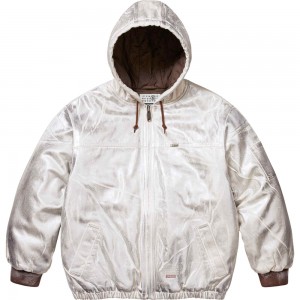 Kurtki Supreme MM6 Maison Margiela Foil Hooded Robocze Beżowe | Polska-150943