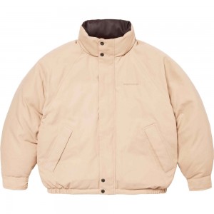 Kurtki Supreme Reversible Down Puffer Brązowe | Polska-120758