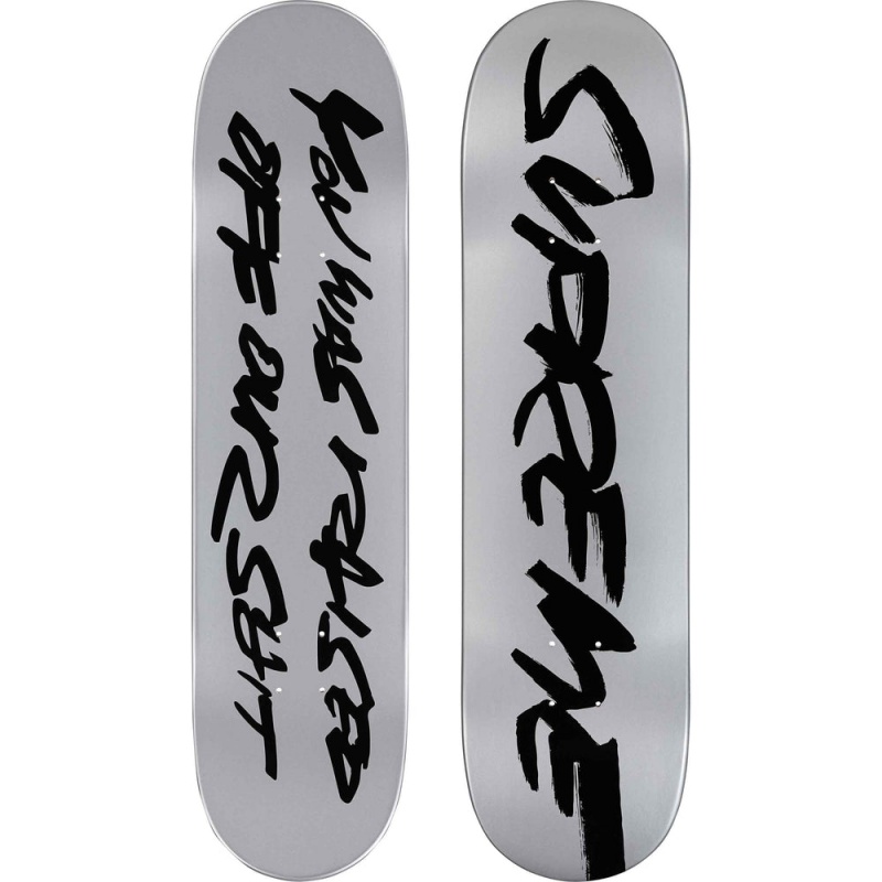 Akcesoria Supreme Futura Skateboard Srebrne | Polska-259804