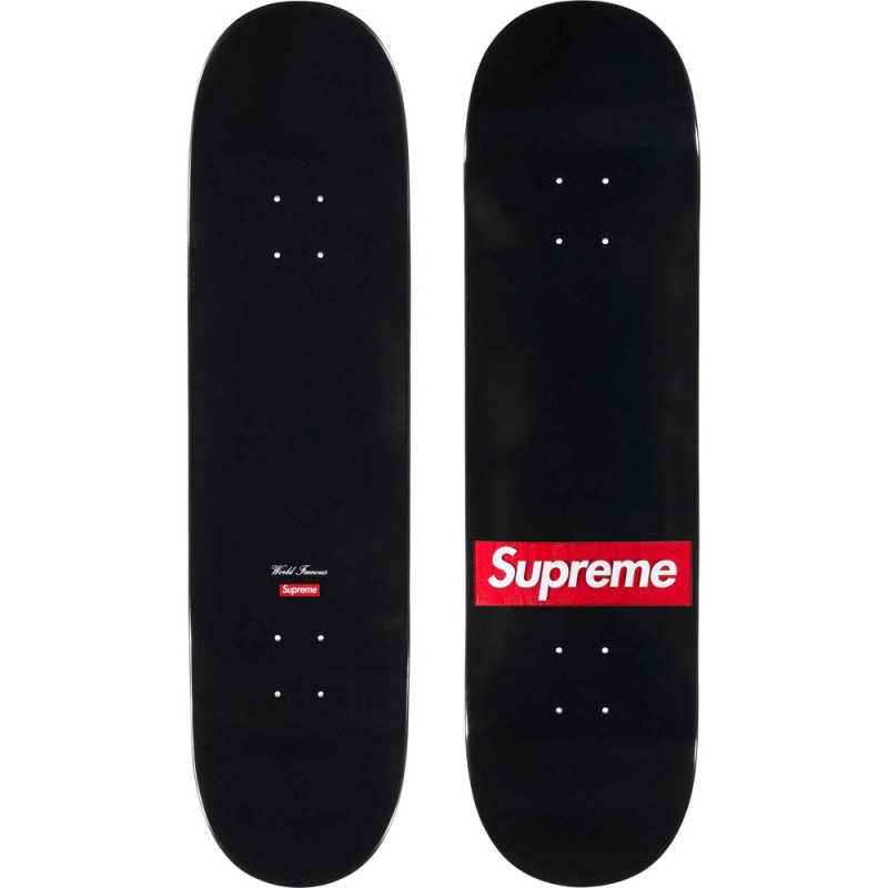 Akcesoria Supreme Routed Box Logo Skateboard Czarne | Polska-896051