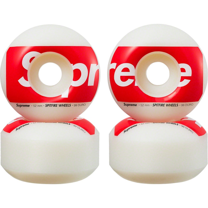 Akcesoria Supreme Spitfire® Shop Wheels (Set of 4) Białe | Polska-634125