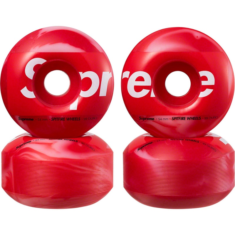 Akcesoria Supreme Spitfire® Shop Wheels (Set of 4) Czerwone | Polska-953682