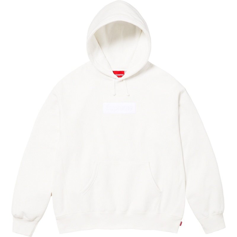 Bluza Supreme Box Logo Hooded Białe | Polska-013276