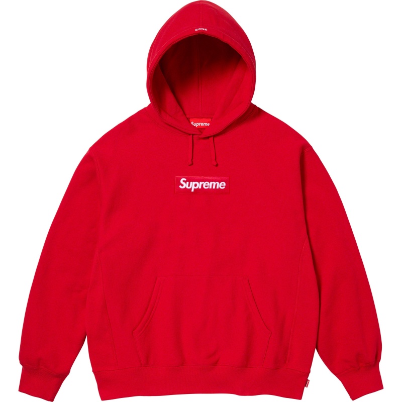 Bluza Supreme Box Logo Hooded Czerwone | Polska-640789