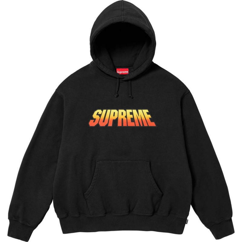 Bluza Supreme Gradient Hooded Czarne | Polska-159084