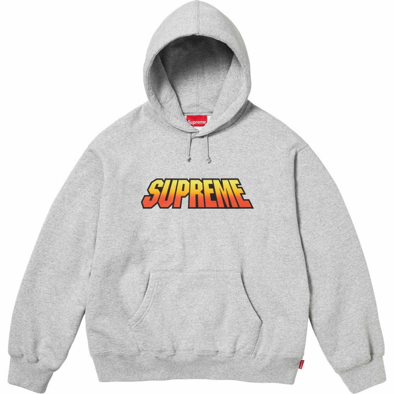 Bluza Supreme Gradient Hooded Szare | Polska-071946