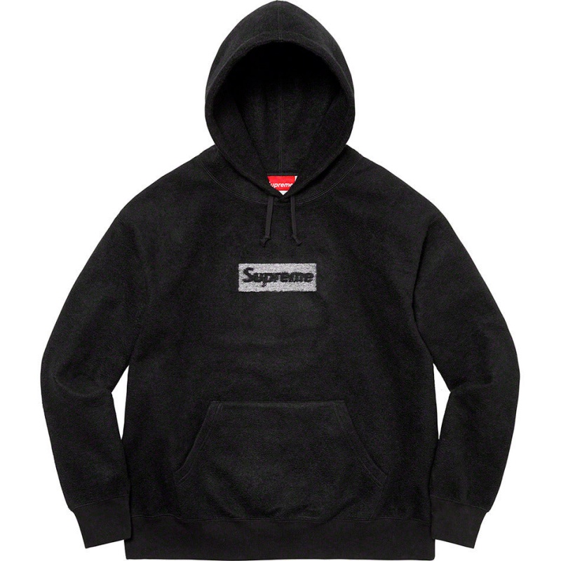 Bluza Supreme Inside Out Box Logo Hooded Czarne | Polska-307492