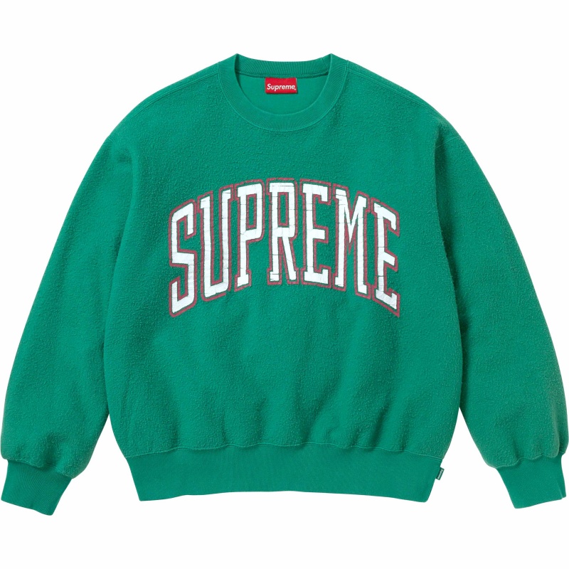 Bluza Supreme Inside Out Crewneck Zielone | Polska-504713