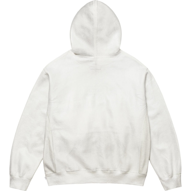 Bluza Supreme MM6 Maison Margiela Foil Box Logo Hooded Białe | Polska-725061