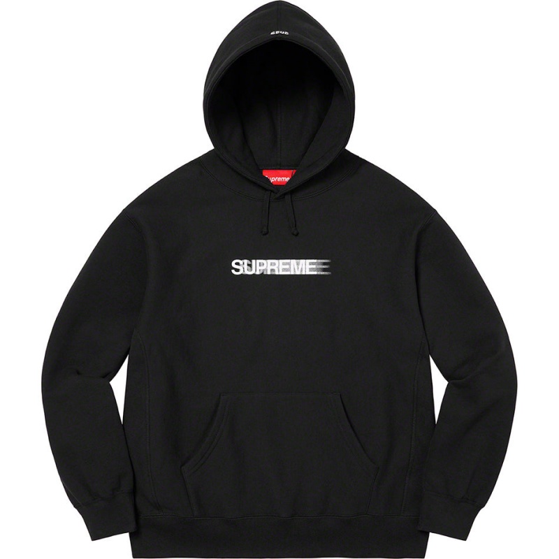 Bluza Supreme Motion Logo Hooded Czarne | Polska-430971