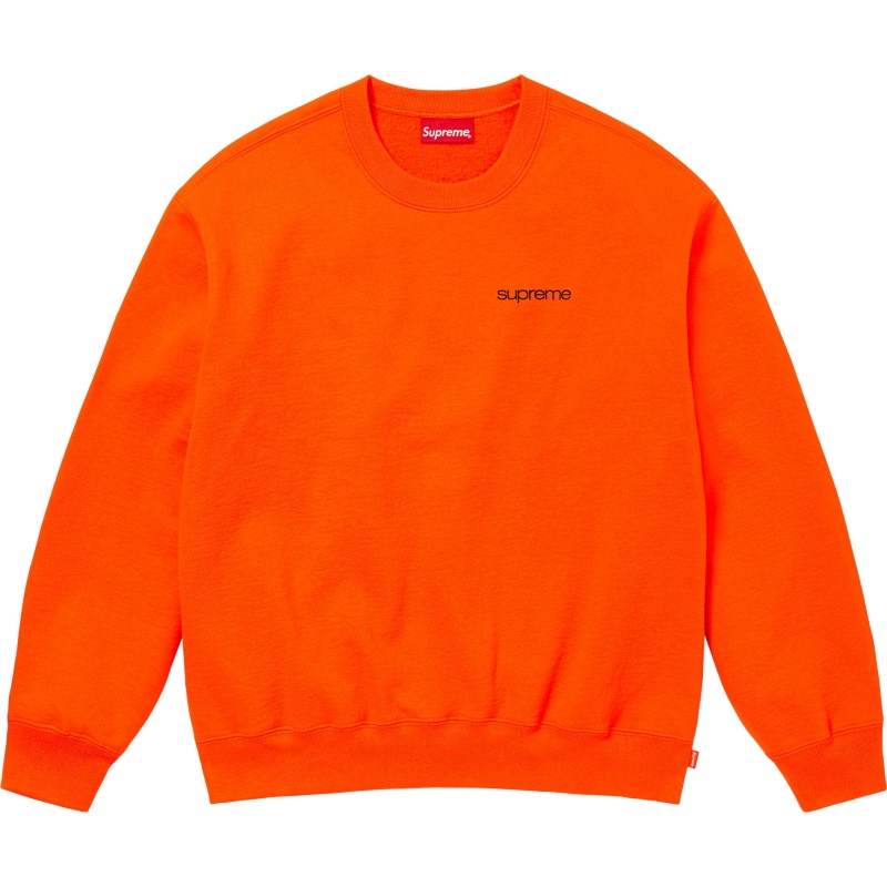 Bluza Supreme Nyc Crewneck Ciemny Pomarańczowe | Polska-926851