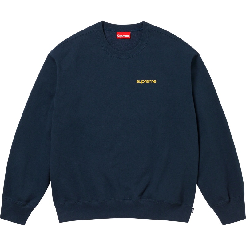 Bluza Supreme Nyc Crewneck Granatowe | Polska-372059