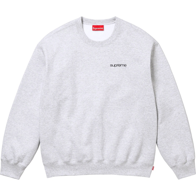 Bluza Supreme Nyc Crewneck Szare | Polska-630781