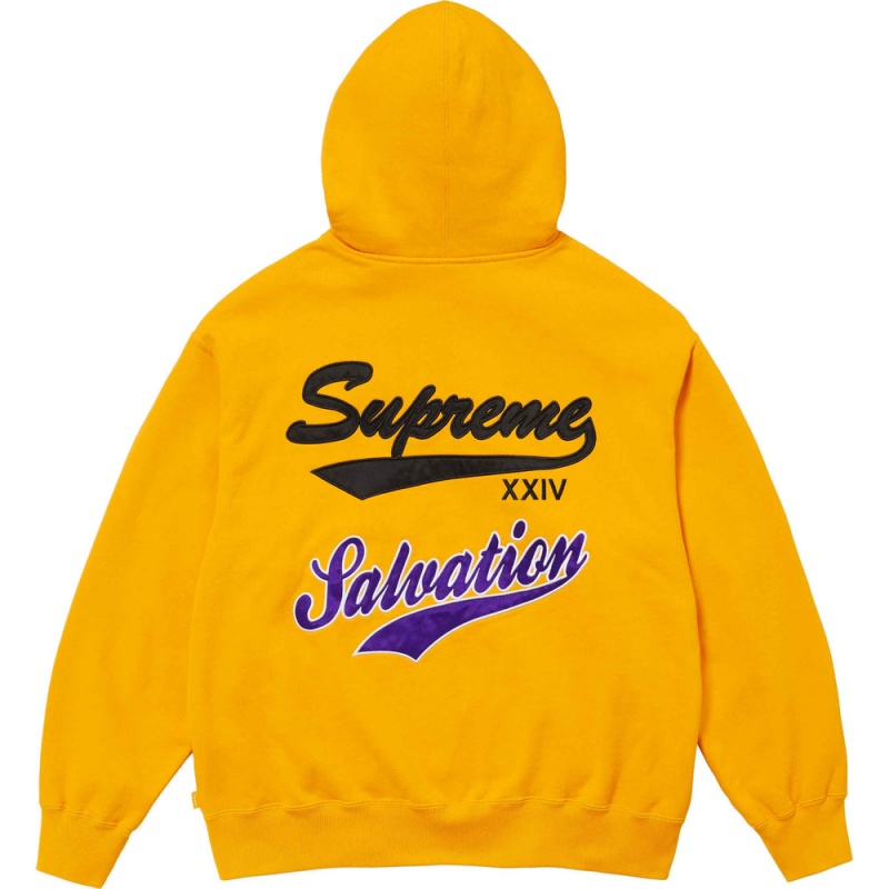 Bluza Supreme Salvation Zip Up Hooded Złote | Polska-059213