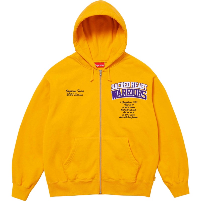 Bluza Supreme Salvation Zip Up Hooded Złote | Polska-059213