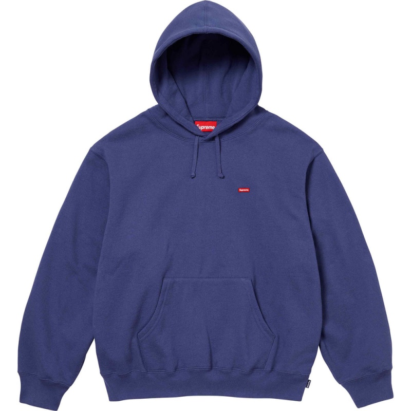 Bluza Supreme Small Box Hooded Granatowe | Polska-528694