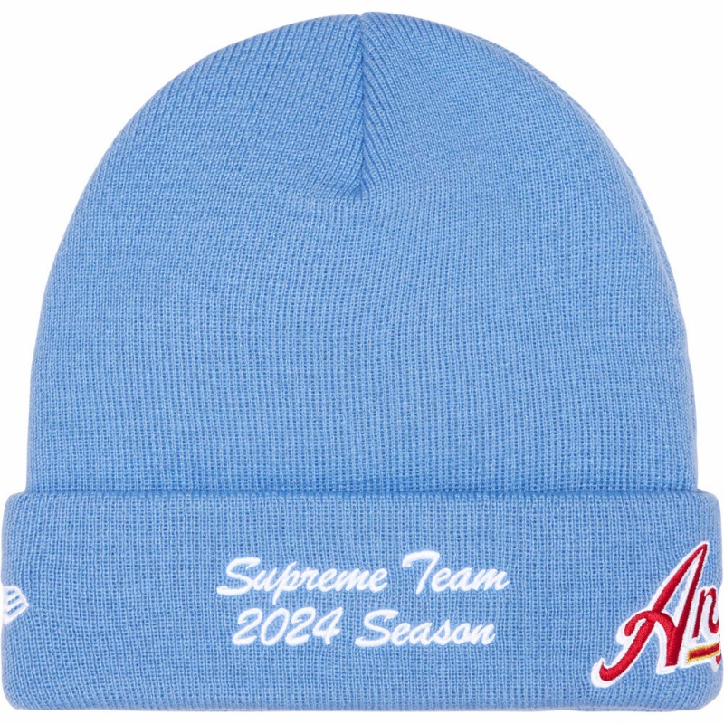 Czapka Supreme New Era® Salvation Beanie Głęboka Niebieskie | Polska-836724