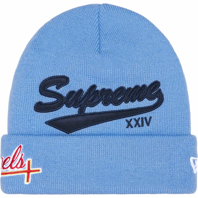 Czapka Supreme New Era® Salvation Beanie Głęboka Niebieskie | Polska-836724