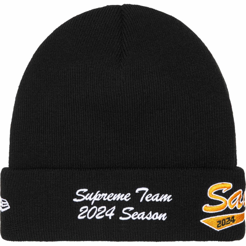 Czapka Supreme New Era® Salvation Beanie Czarne | Polska-194738